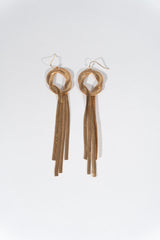 Gold Loop Cascade Dangle Earrings