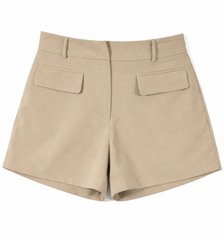 Plus Size Trouser Shorts