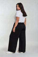 Plus Size Wide-Leg Drawstring Pants