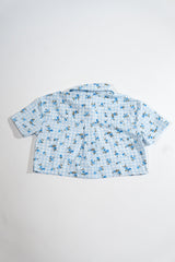 Kids Floral Short-Sleeve Shirt & Shorts Set