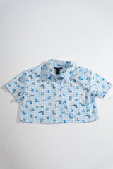 Kids Floral Short-Sleeve Shirt & Shorts Set