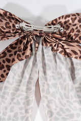 Printed Bow Hair Clip