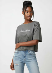 Santa Monica Boxy Cropped Tee