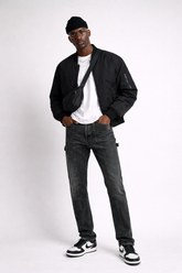 Carpenter Detail Slim Fit Jeans
