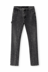 Carpenter Detail Slim Fit Jeans