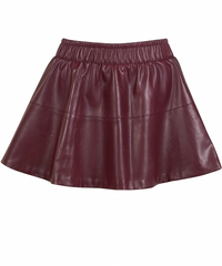 Faux Leather Mini Skirt