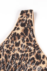 Sequin One-Shoulder Top