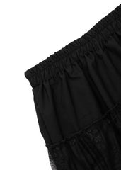 Tiered Lace Maxi Skirt