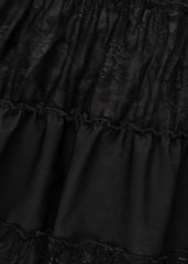 Tiered Lace Maxi Skirt