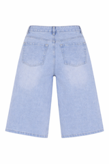 Denim Bermuda Shorts