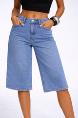 Denim Bermuda Shorts