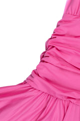 Handkerchief Hem Halter Mini Dress