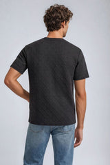F21 Men Quilted Texture Tee
