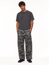Camo Wide Leg Cargo Pants