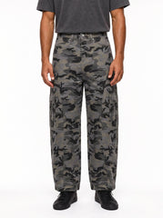 Camo Wide Leg Cargo Pants
