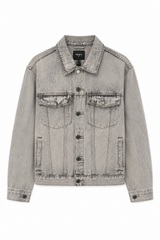 Washed Denim Trucker Jacket