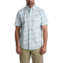 Chaps Men's Short Sleeve Shirt Chambray ButtonUp 2