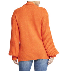 Deep V Cable Cardigan