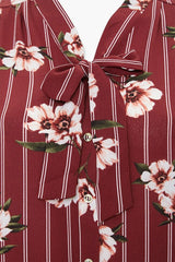 Plus Size Floral Print Top