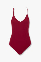 Lace-Back Cutout Bodysuit