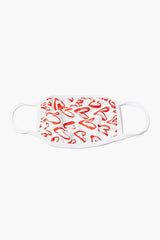 Heart Print Face Mask