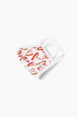 Heart Print Face Mask