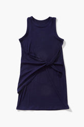 Girls Sleeveless Knotted Dress (Kids)