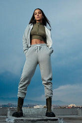 Basic Fleece Drawstring Joggers