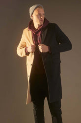 Colorblock Longline Coat