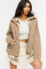 Quilted Zip-Up Jacket