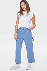 Cargo Straight-Leg Jeans