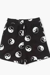 Kids Yin Yang Print Shorts (Girls + Boys)