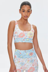 Floral Print Sports Bra