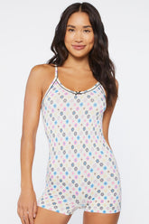 Seamless Floral Lounge Romper
