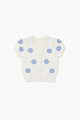 Girls Floral Cardigan Sweater (Kids)