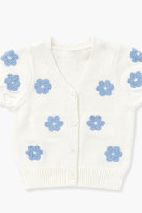 Girls Floral Cardigan Sweater (Kids)