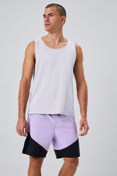Colorblock Lace-Up Swim Trunks