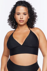 Plus Size Halter Bikini Top