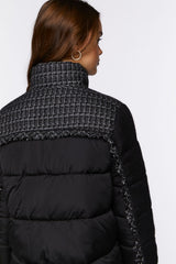 Tweed Puffer Jacket