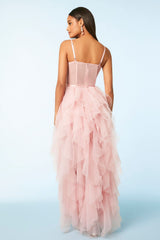 Lace Mini Dress & Tulle Maxi Skirt Set