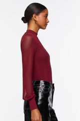 Sheer Illusion Neck Bodysuit