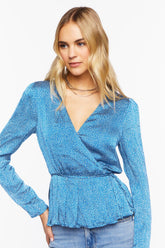 Satin Surplice Top