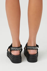 Chain Stacked Platform Sandals
