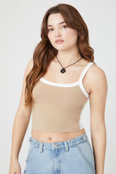 Colorblock Cropped Cami