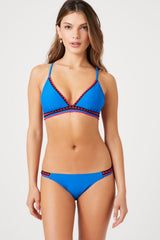 Chevron Trim Cheeky Bikini Bottoms