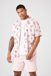 Floral Line Art Graphic Shirt