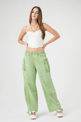 Wide-Leg Cargo Pants