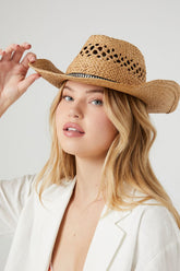 Studded-Trim Cowboy Hat