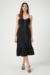 Flounce Midi Cami Dress