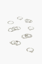Variety Faux Gem Ring Set